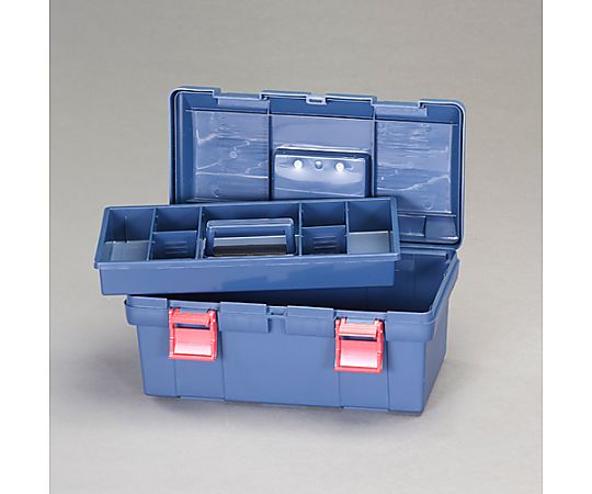 450x243x210mm 工具箱(中皿付/青)
