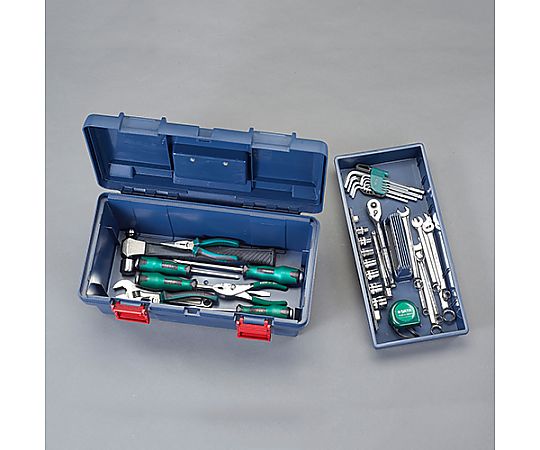 450x243x210mm 工具箱(中皿付/青)