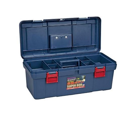 530x253x220mm 工具箱(中皿付/青)