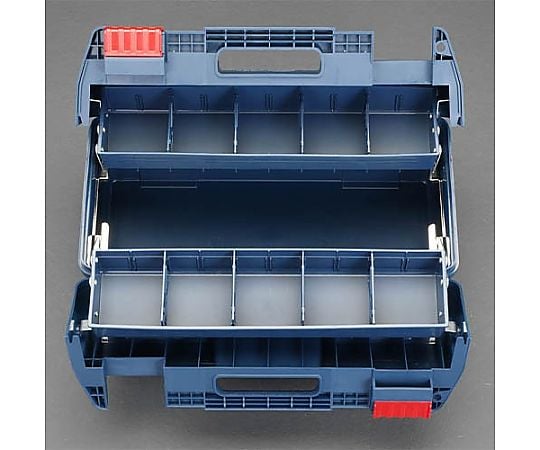 450x230x243mm 工具箱(両開き/青)