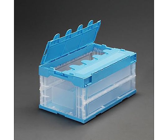 530x366m281mm/41.6L 折畳ｺﾝﾃﾅ(透明/蓋)