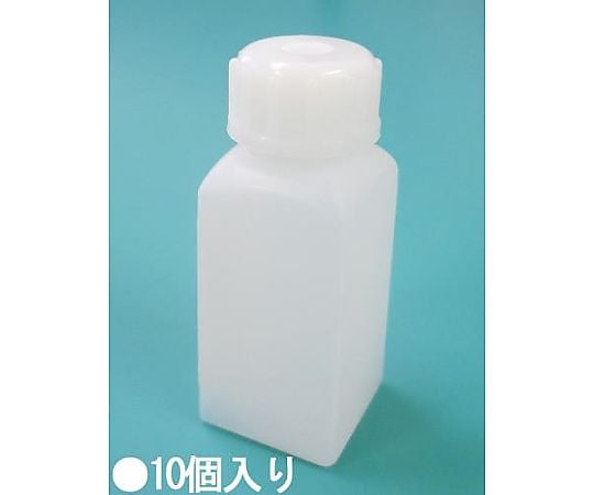 32x32x 90mm/0.05L 角型広口ポリ容器(10個)