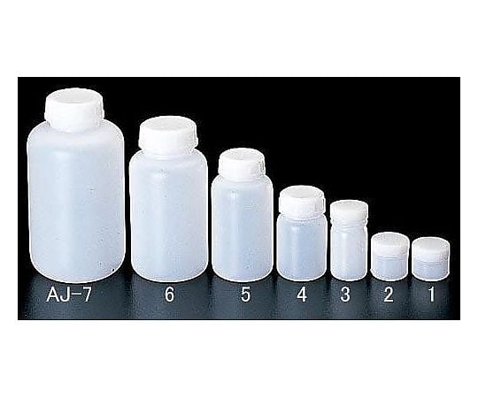 φ 38x 77mm/ 50ml 広口ﾎﾟﾘ容器(中蓋付/10ｺ