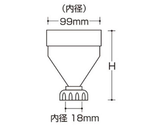 じょうご(5L,10Lﾎﾟﾘﾀﾝｸ用/ﾌｨﾙﾀｰ付)　EA508AT-1