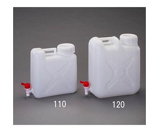 20L 広口ポリタンク(ｹﾐｶﾙｺｯｸ付) EA508AV-120