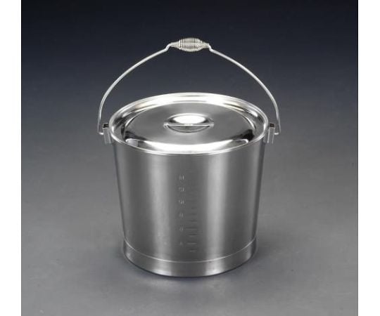 ８L バケツ・ふた付(ｽﾃﾝﾚｽ製)
