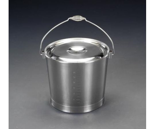 20L バケツ・ふた付(ｽﾃﾝﾚｽ製)