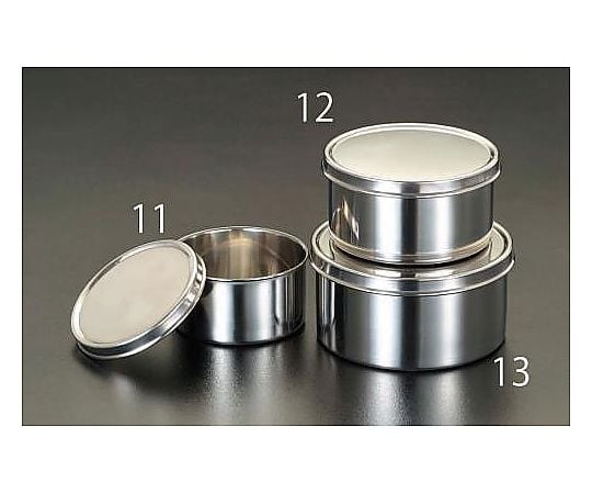 φ100x55mm 丸缶(ｽﾃﾝﾚｽ製)