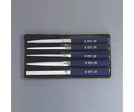 200mm やすり(ｸﾛﾑｺｰﾃｨﾝｸﾞ5本組/中目)