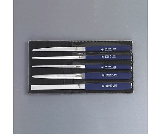 200mm やすり(ｸﾛﾑｺｰﾃｨﾝｸﾞ5本組/細目)