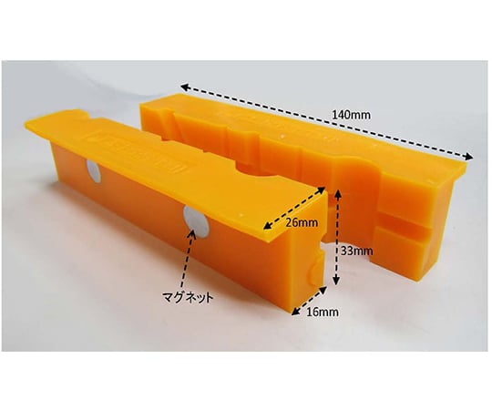 78-0217-29 140mm バイス口金(ﾌﾟﾗｽﾁｯｸ製) EA525XS-1 【AXEL】 アズワン