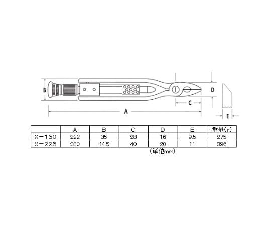 78-0227-43 222mm ｾｰﾌﾃｨｰ・ﾜｲﾔｰﾂｲｽﾀｰ(右・左切替ｵｰﾄﾘﾀｰﾝ) EA534X-150