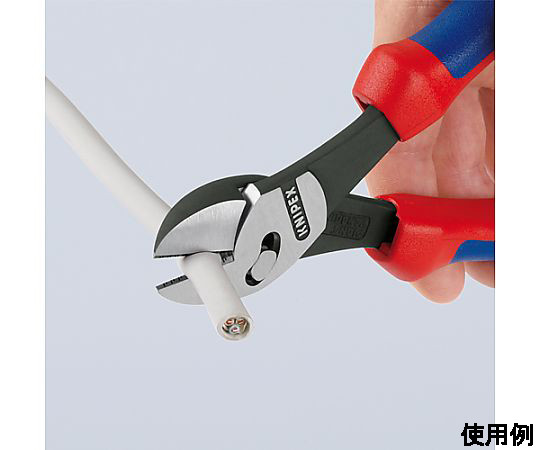 180mm 強力型ニッパー(ｸﾞﾘｯﾌﾟ付)