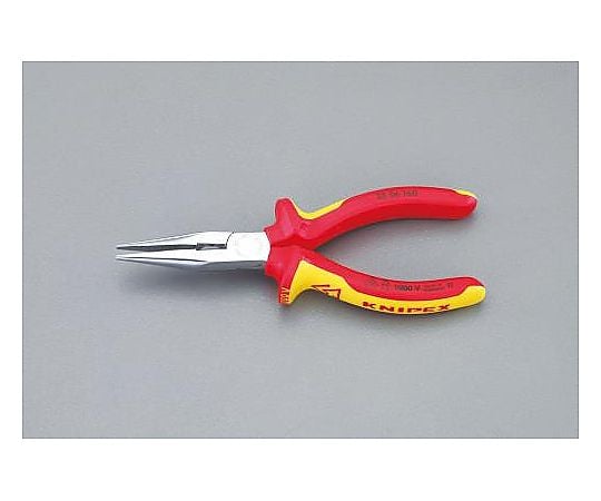 160mm 絶縁ラジオペンチ(ｸﾞﾘｯﾌﾟ付/ﾒｯｷ)