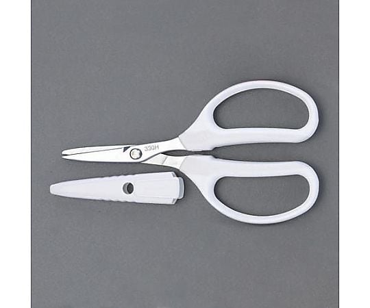 160mm はさみ・万能(ｷｬｯﾌﾟ付･白)