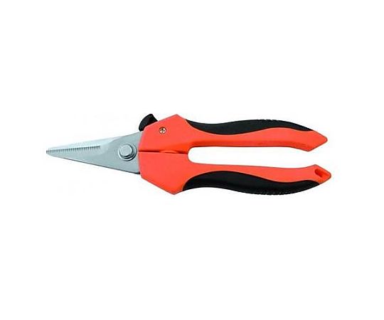 190mm はさみ・万能(ｷﾞｻﾞ刃･ﾊﾞﾈ付/ｽﾃﾝﾚｽ製)