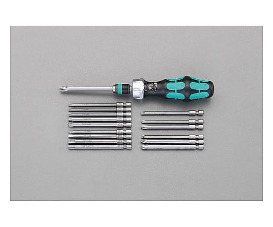 [+ - Pozi Hex Torx]ﾄﾞﾗｲﾊﾞｰｾｯﾄ(ﾗﾁｪｯﾄ式)