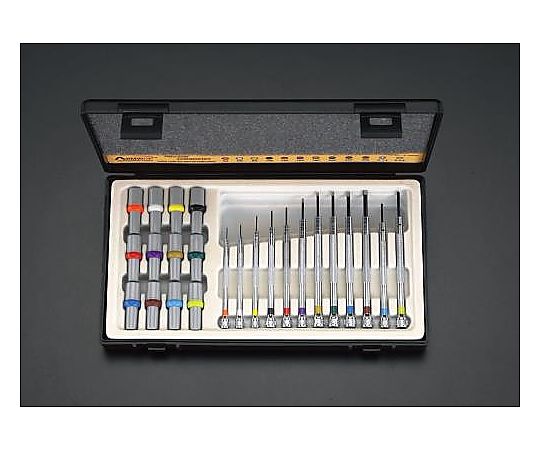 12本組 [+ - Hex]ﾄﾞﾗｲﾊﾞｰ(精密/交換ﾋﾞｯﾄ付)