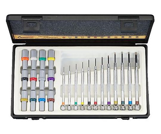 12本組 [－]ドライバー(精密･交換ﾋﾞｯﾄ付)