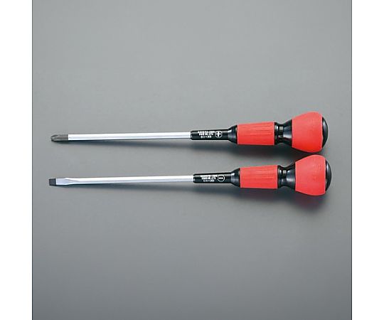 ２本組 [+ -]ドライバー(ﾊﾟﾜｰｸﾞﾘｯﾌﾟ 電工) EA557AE