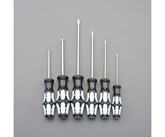 ６本組 [+ -]ドライバー(ｽﾃﾝﾚｽ製)