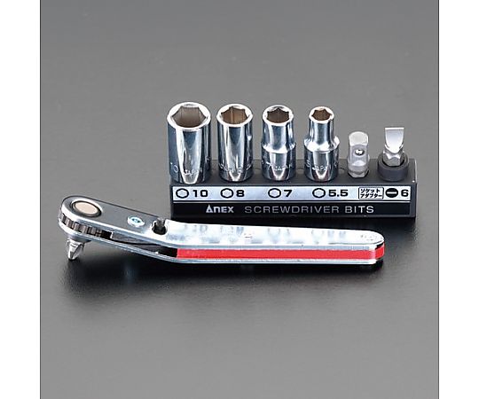 [+ - Socket]ﾄﾞﾗｲﾊﾞｰｾｯﾄ(ｵﾌｾｯﾄ型 ﾗﾁｪｯﾄ式)