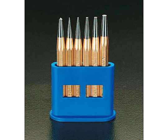 1.0-5.0/６本組 ﾃｰﾊﾟｰﾋﾟﾝﾎﾟﾝﾁ(ｾﾝﾀｰﾎﾟﾝﾁ付)