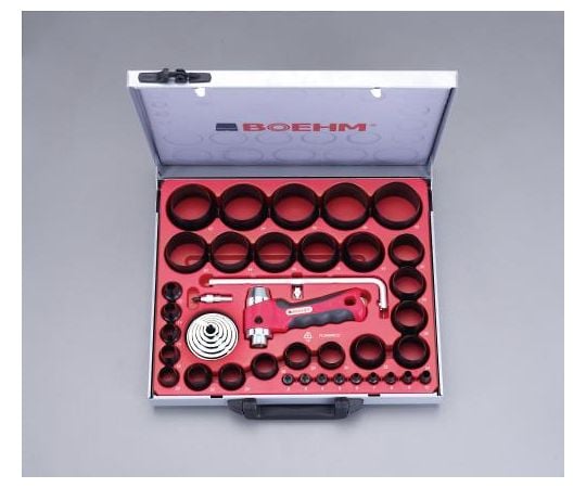 2-60mm 革ポンチキット(34個+420mmｶｯﾀｰ付)