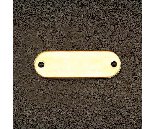 16x48mm タグブランク(真鍮 長丸/10枚)