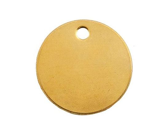 32mm    タグブランク(真鍮 丸/10枚)