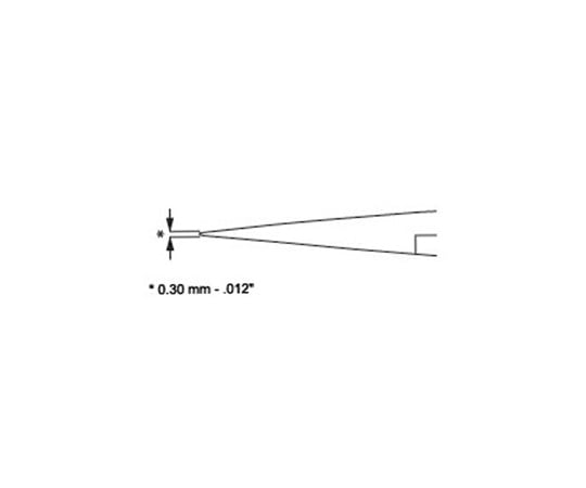 78-0309-92 逆作用ピンセット(ステンレス製) 125mm/R1 EA595AK-111