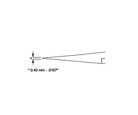 78-0309-94 115mm/ R5 逆作用ピンセット(ｽﾃﾝﾚｽ製) EA595AK-113 【AXEL