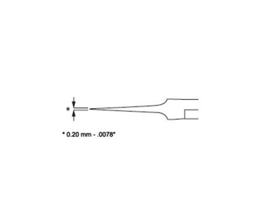 78-0309-94 115mm/ R5 逆作用ピンセット(ｽﾃﾝﾚｽ製) EA595AK-113 【AXEL