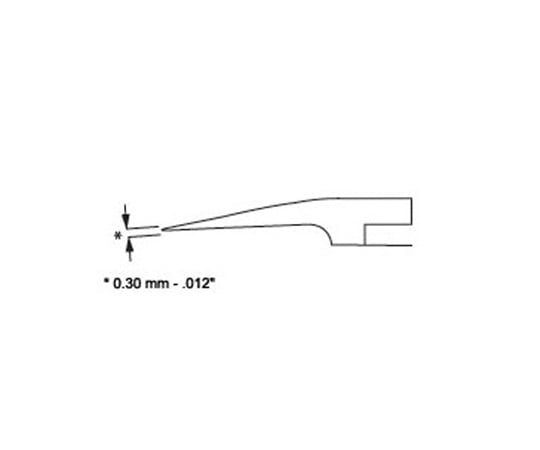 78-0309-95 逆作用ピンセット(ステンレス製) 110mm/R5A EA595AK-114