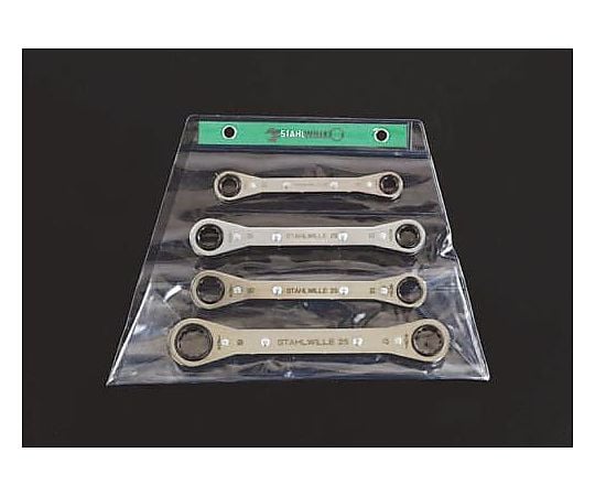 ４本組 ラチェットめがねレンチ(ﾒﾄﾘｯｸｻｲｽﾞ)