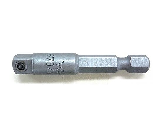 1/4"DRx1/4"HEX/50mm ｿｹｯﾄｱﾀﾞﾌﾟﾀｰ(ﾛｯｷﾝｸﾞ)