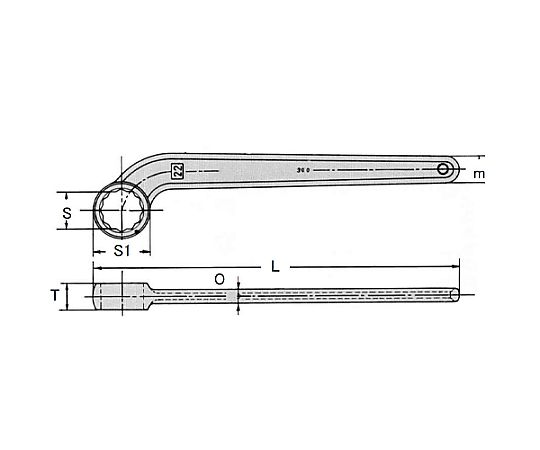 36mm 片口めがねレンチ