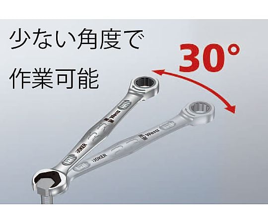 TR Wera コンビネーションラチェットレンチセット (4本組) カラーコード020090 Wera Werk ヴェラ 5本組 自転車用 コンビネーションレンチセット 8ー