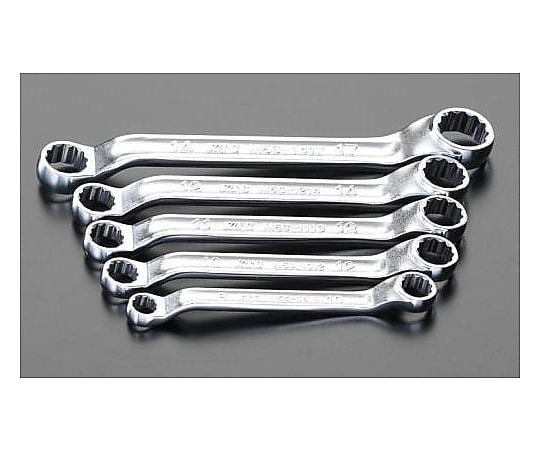 ５本組/ 8-17mm 両口めがねレンチ(ｼｮｰﾄ)