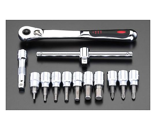 3/8"DR/13個組 [Hex]ビットソケット