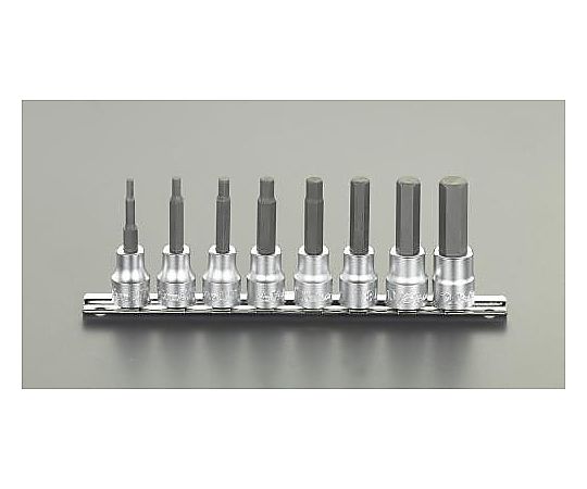 3/8"DR/3-12mm [INHEX]ビットソケットｾｯﾄ