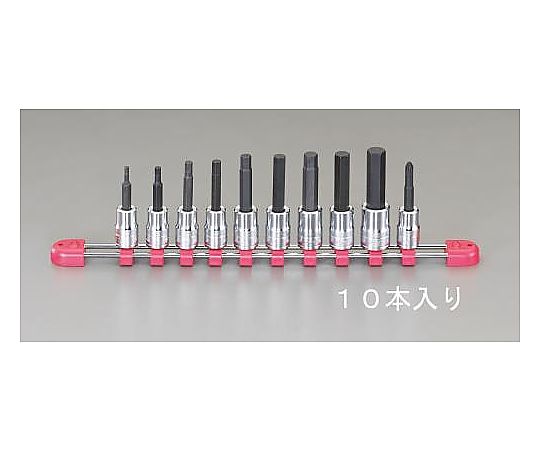 3/8"DR/3-12mm[+]#2/10個組 [HEX]ﾋﾞｯﾄｿｹｯﾄ