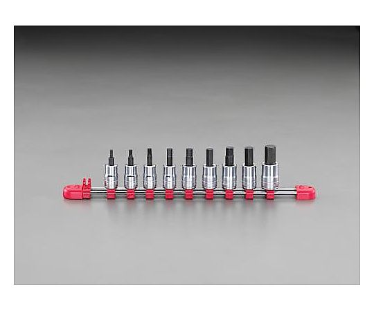 3/8"DR/3-12mm/９個組 [INHEX]ﾋﾞｯﾄｿｹｯﾄ