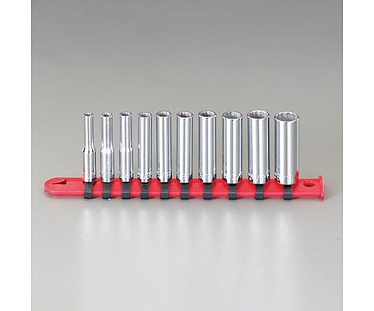 1/4"DR ディープソケットセット(ｲﾝﾁｻｲｽﾞ)