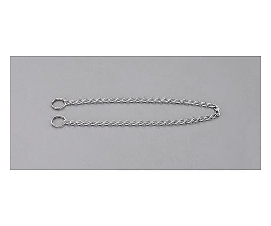 1.6x400mm チェーン(ｽﾃﾝﾚｽ製/両端ﾘﾝｸﾞ付)