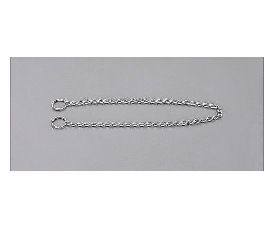 1.6x800mm チェーン(ｽﾃﾝﾚｽ製/両端ﾘﾝｸﾞ付)