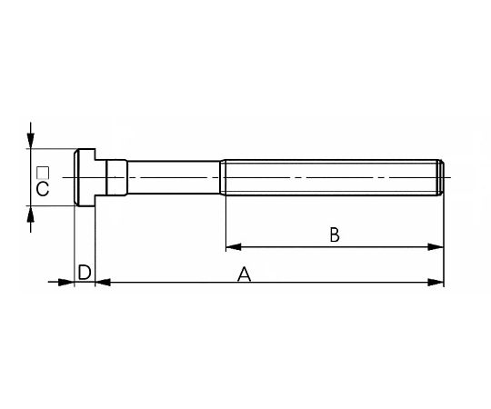 78-0426-57 M16/呼16/160mm Ｔスロットボルト EA637FE-160 【AXEL