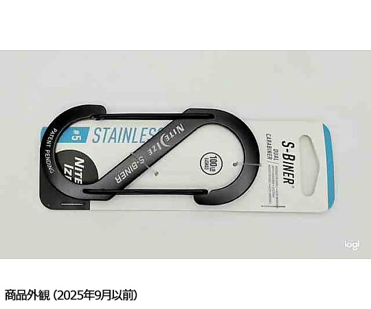 110x50mm Ｓカンスナップ(ｽﾃﾝﾚｽ製/ﾌﾞﾗｯｸ)