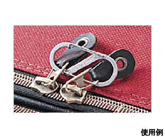 110x50mm Ｓカンスナップ(ｽﾃﾝﾚｽ製/ﾌﾞﾗｯｸ)