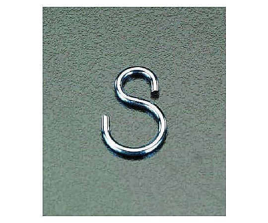 19.0x2.0mm Ｓフック(ﾕﾆｸﾛﾒｯｷ/10個)